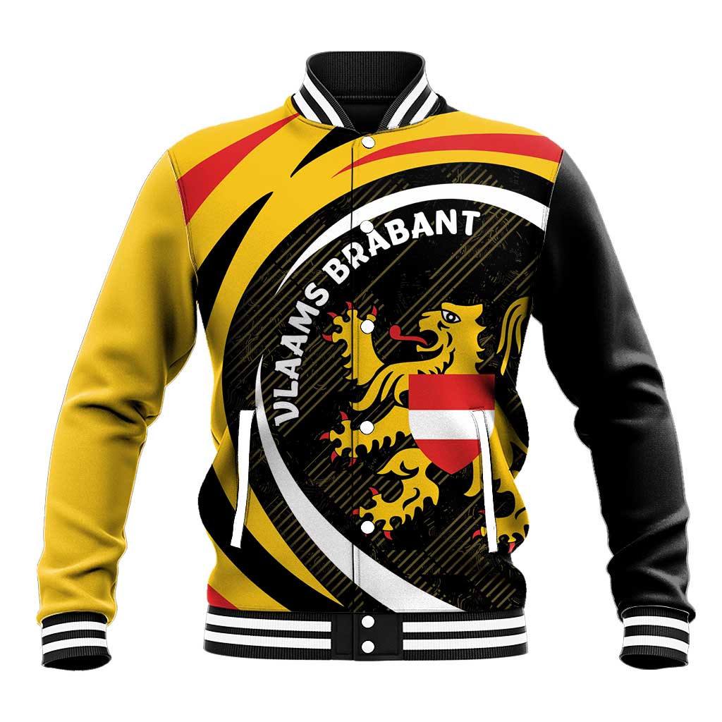 Personalized Belgium Flemish Brabant Baseball Jacket