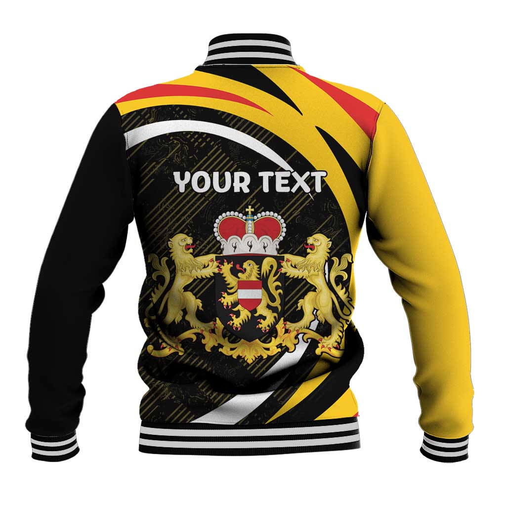 Personalized Belgium Flemish Brabant Baseball Jacket