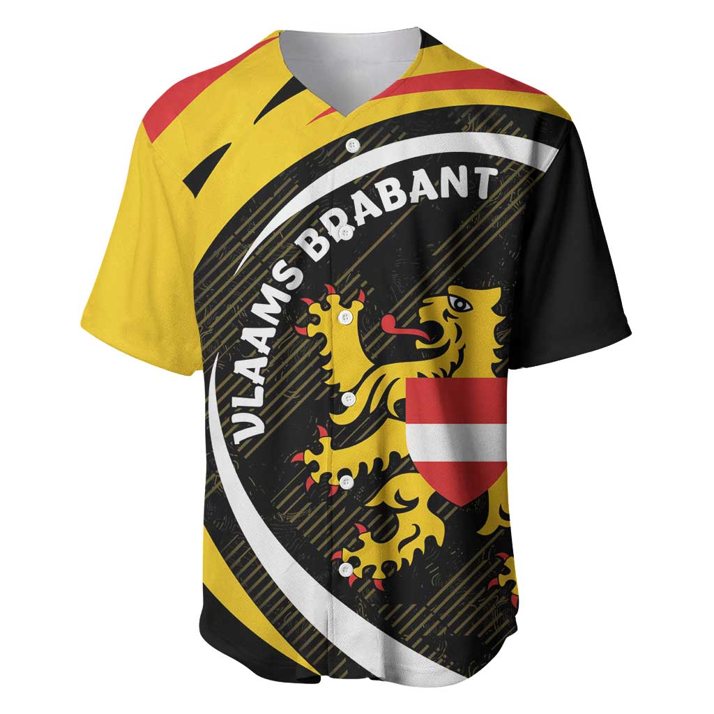 Personalized Belgium Flemish Brabant Baseball Jersey