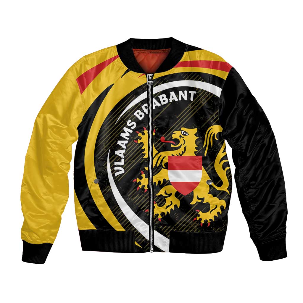 Personalized Belgium Flemish Brabant Bomber Jacket