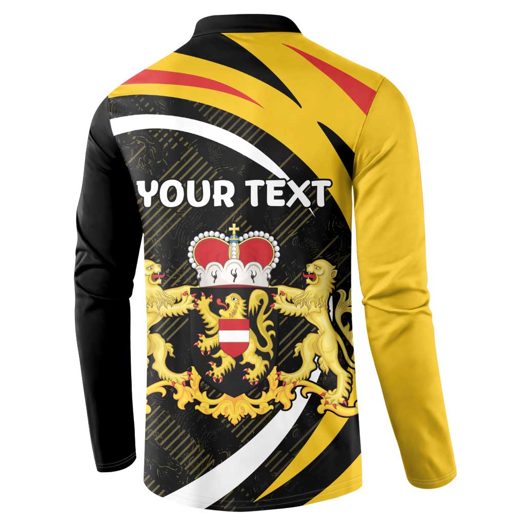 Personalized Belgium Flemish Brabant Button Sweatshirt