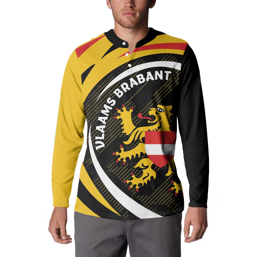 Personalized Belgium Flemish Brabant Button Sweatshirt