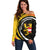 Personalized Belgium Flemish Brabant Off Shoulder Sweater