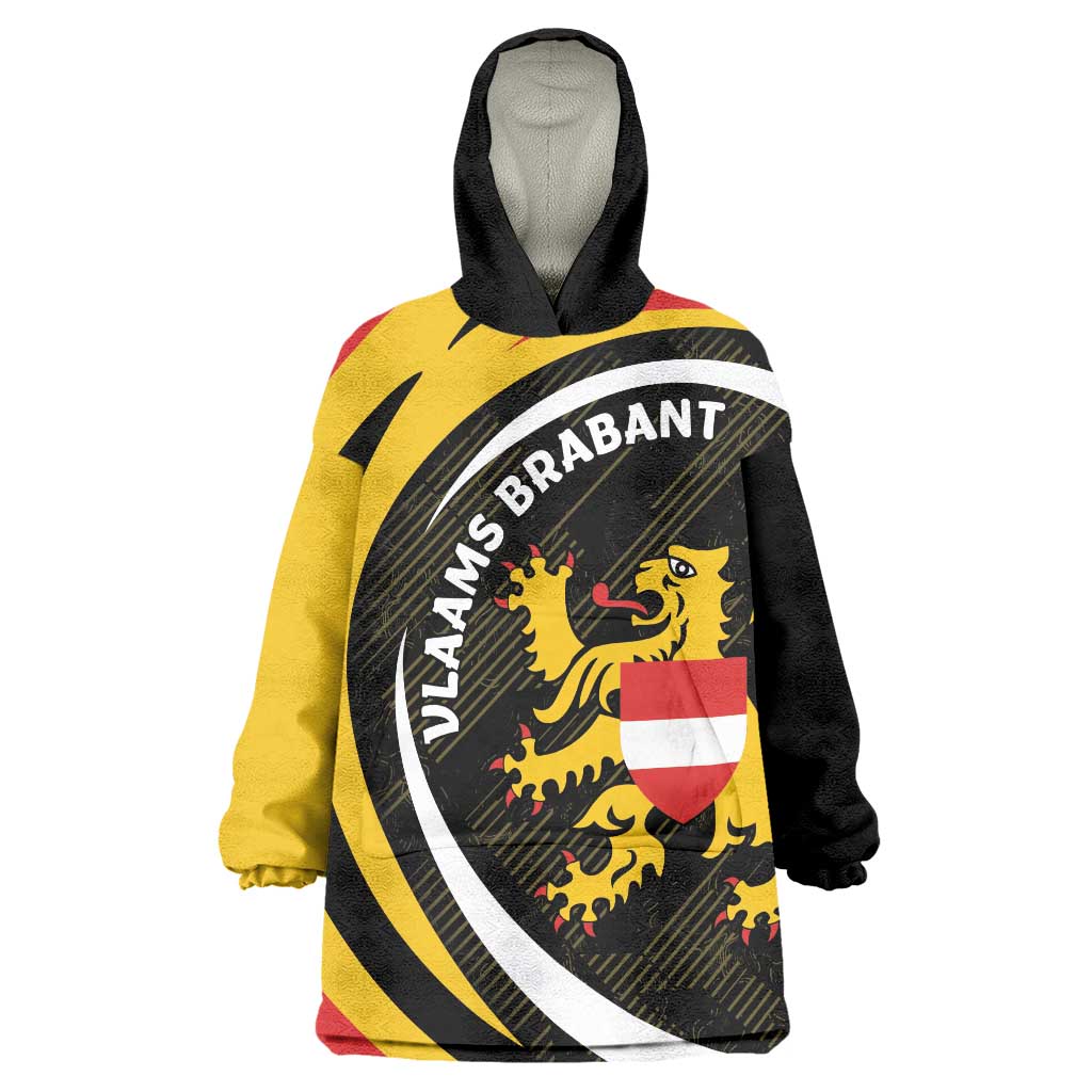 Personalized Belgium Flemish Brabant Wearable Blanket Hoodie