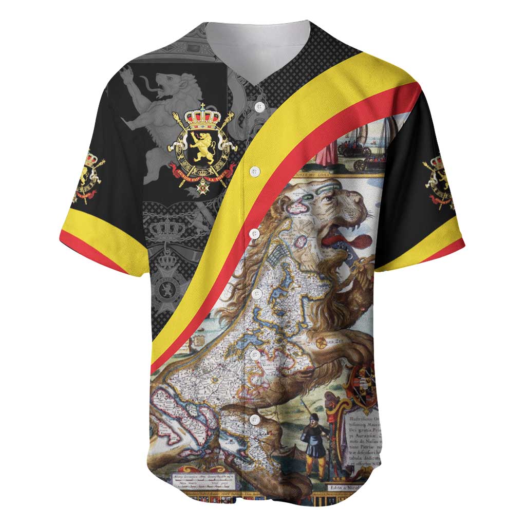 Belgium Leo Belgicus Baseball Jersey