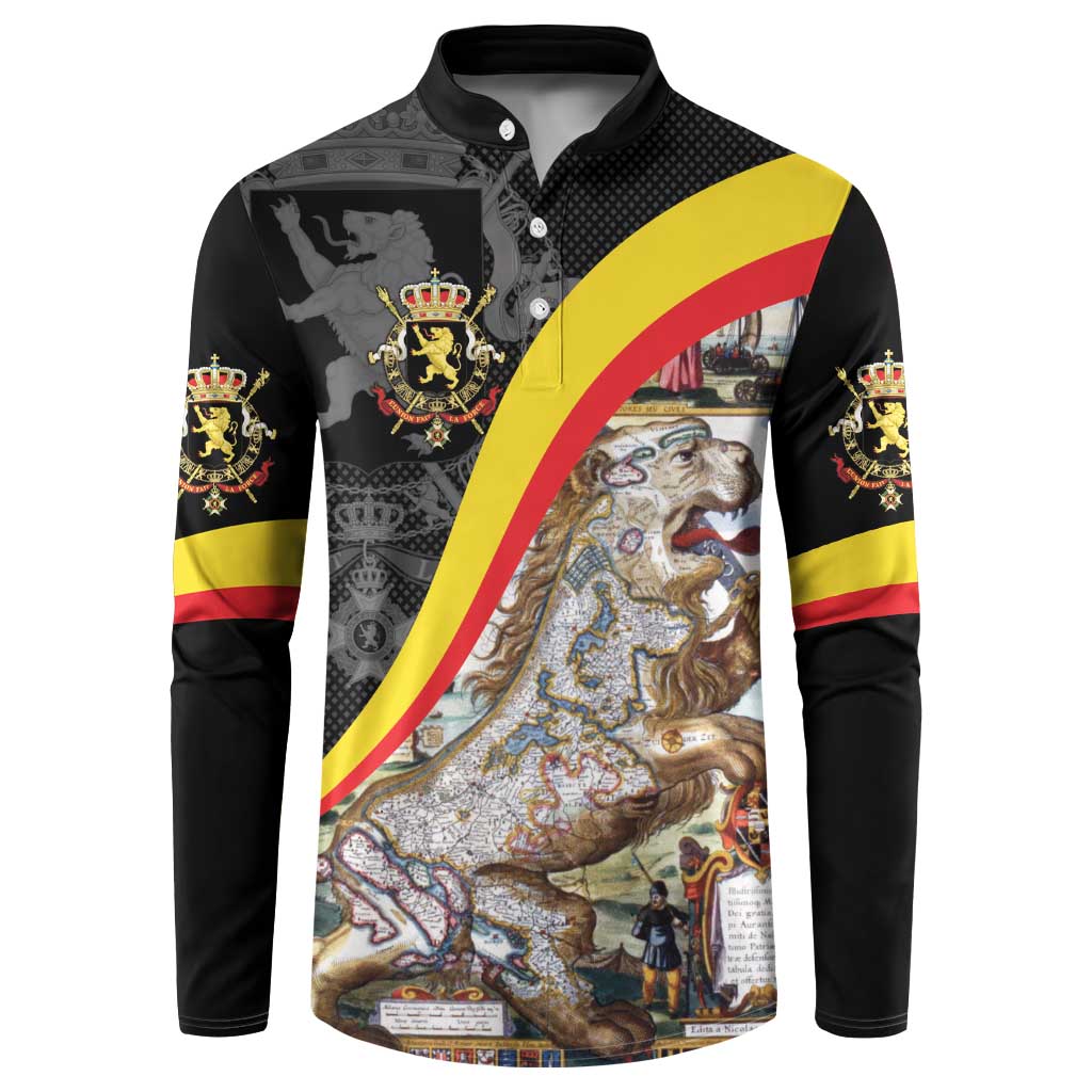 Belgium Leo Belgicus Button Sweatshirt