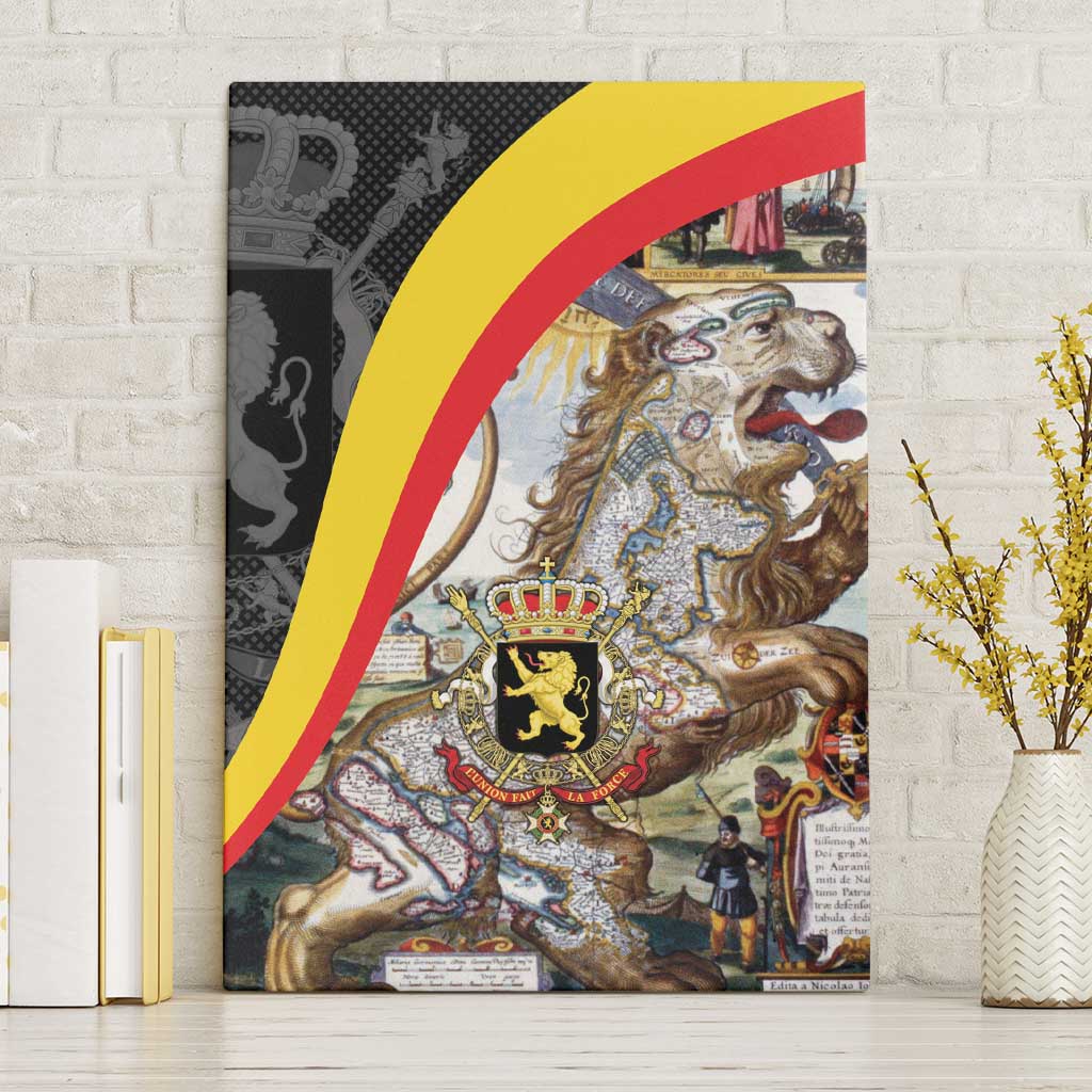 Belgium Leo Belgicus Canvas Wall Art