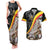 Belgium Leo Belgicus Couples Matching Tank Maxi Dress and Hawaiian Shirt