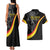 Belgium Leo Belgicus Couples Matching Tank Maxi Dress and Hawaiian Shirt