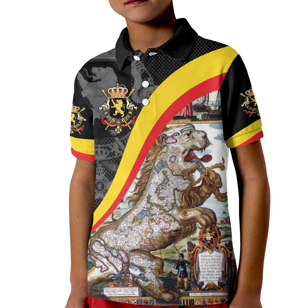 Belgium Leo Belgicus Kid Polo Shirt