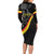 Belgium Leo Belgicus Long Sleeve Bodycon Dress