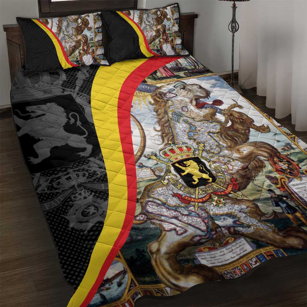 Belgium Leo Belgicus Quilt Bed Set