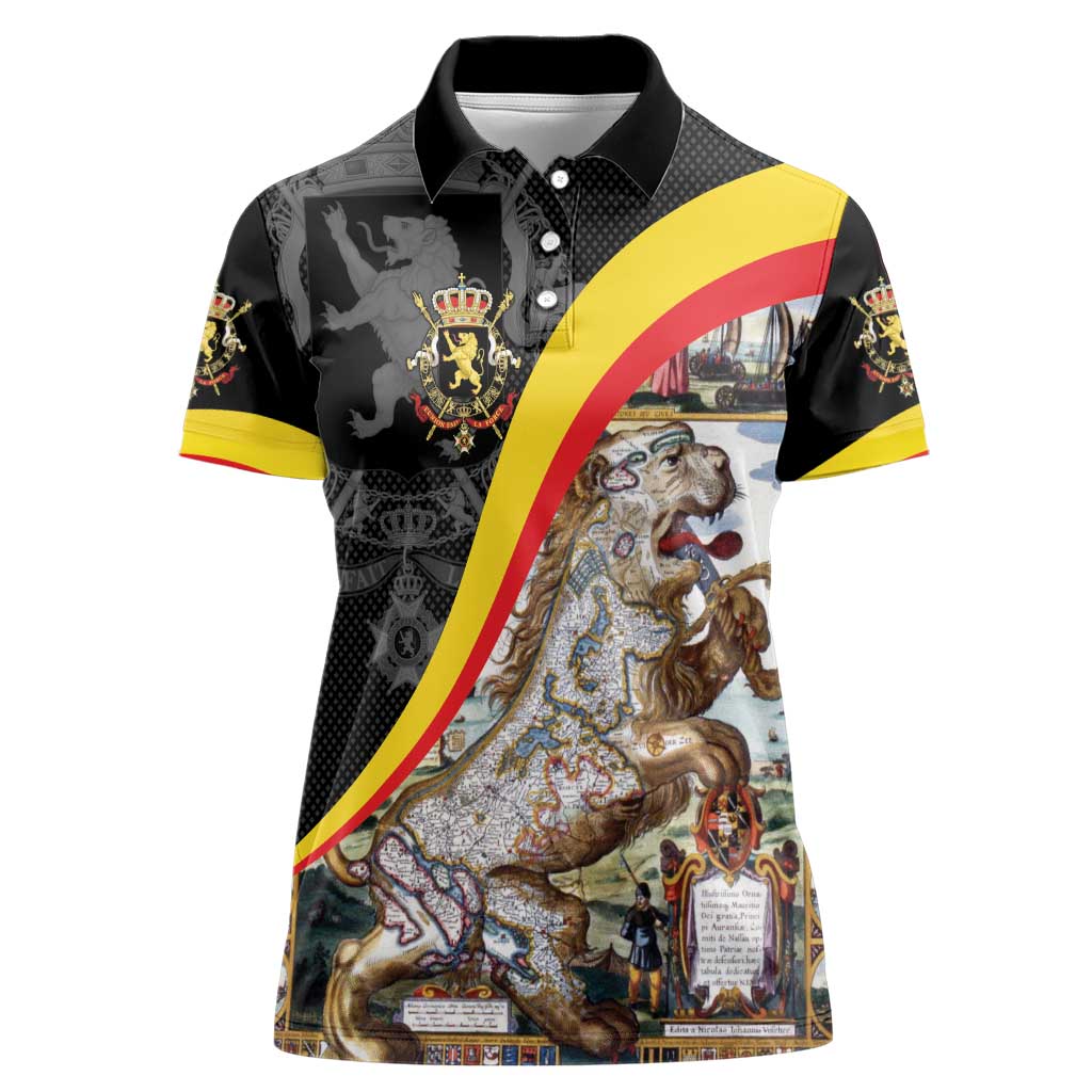 Belgium Leo Belgicus Women Polo Shirt