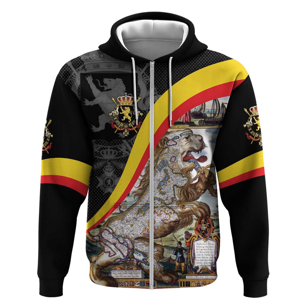 Belgium Leo Belgicus Zip Hoodie