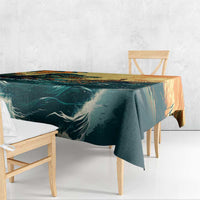 Everglades Alligator Alcatraz Vintage Tablecloth - Wonder Print Shop