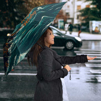 Everglades Alligator Alcatraz Vintage Umbrella - Wonder Print Shop