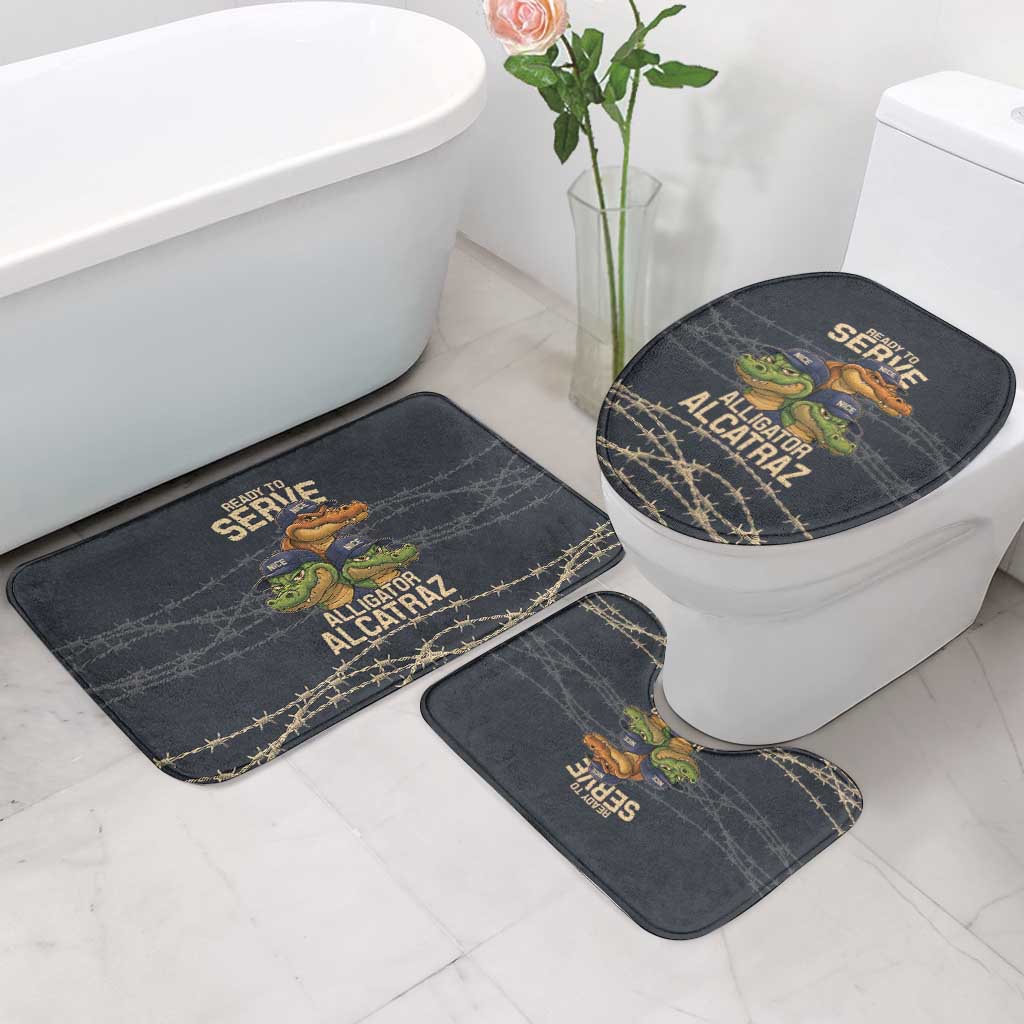 Ready To Serve Alligator Alcatraz Bathroom Set - Wonder Print Shop