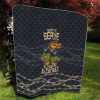 Ready To Serve Alligator Alcatraz Quilt - Wonder Print Shop