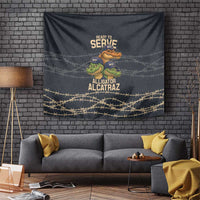 Ready To Serve Alligator Alcatraz Tapestry - Wonder Print Shop