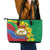 Eritrea New Year Personalized Leather Tote Bag Enkutatash Adey Abeba Flower Art