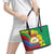 Eritrea New Year Personalized Leather Tote Bag Enkutatash Adey Abeba Flower Art