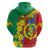 Eritrea New Year Personalized Zip Hoodie Enkutatash Adey Abeba Flower Art - Wonder Print Shop