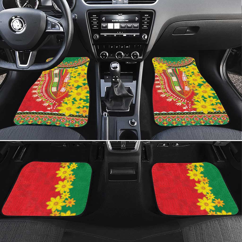 Ethiopian New Year Car Mats Enkutatash Adey Abeba Flower Art LT9 - Wonder Print Shop