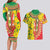 Ethiopian New Year Couples Matching Long Sleeve Bodycon Dress and Hawaiian Shirt Enkutatash Adey Abeba Flower Art LT9 - Wonder Print Shop