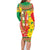 Ethiopian New Year Family Matching Long Sleeve Bodycon Dress and Hawaiian Shirt Enkutatash Adey Abeba Flower Art LT9 - Wonder Print Shop