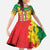 Ethiopian New Year Family Matching Off Shoulder Maxi Dress and Hawaiian Shirt Enkutatash Adey Abeba Flower Art