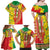 Ethiopian New Year Family Matching Off Shoulder Maxi Dress and Hawaiian Shirt Enkutatash Adey Abeba Flower Art