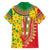 Ethiopian New Year Family Matching Off Shoulder Maxi Dress and Hawaiian Shirt Enkutatash Adey Abeba Flower Art