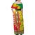 Ethiopian New Year Family Matching Off Shoulder Maxi Dress and Hawaiian Shirt Enkutatash Adey Abeba Flower Art