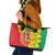 Ethiopian New Year Leather Tote Bag Enkutatash Adey Abeba Flower Art