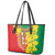 Ethiopian New Year Leather Tote Bag Enkutatash Adey Abeba Flower Art