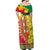 Ethiopian New Year Off Shoulder Maxi Dress Enkutatash Adey Abeba Flower Art