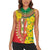 Ethiopian New Year Women Sleeveless Polo Shirt Enkutatash Adey Abeba Flower Art