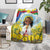 Happy Enkutatash Eritrea Personalized Blanket Beautiful Girl Adey Abeba Flower