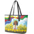 Happy Enkutatash Eritrea Personalized Leather Tote Bag Beautiful Girl Adey Abeba Flower