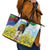 Happy Enkutatash Eritrea Personalized Leather Tote Bag Beautiful Girl Adey Abeba Flower