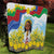 Happy Enkutatash Eritrea Personalized Quilt Beautiful Girl Adey Abeba Flower