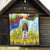 Happy Enkutatash Eritrea Personalized Quilt Beautiful Girl Adey Abeba Flower