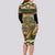 Ireland Shamrock Long Sleeve Bodycon Dress Celtic Knot Traditional Irish Symbol - Wonder Print Shop