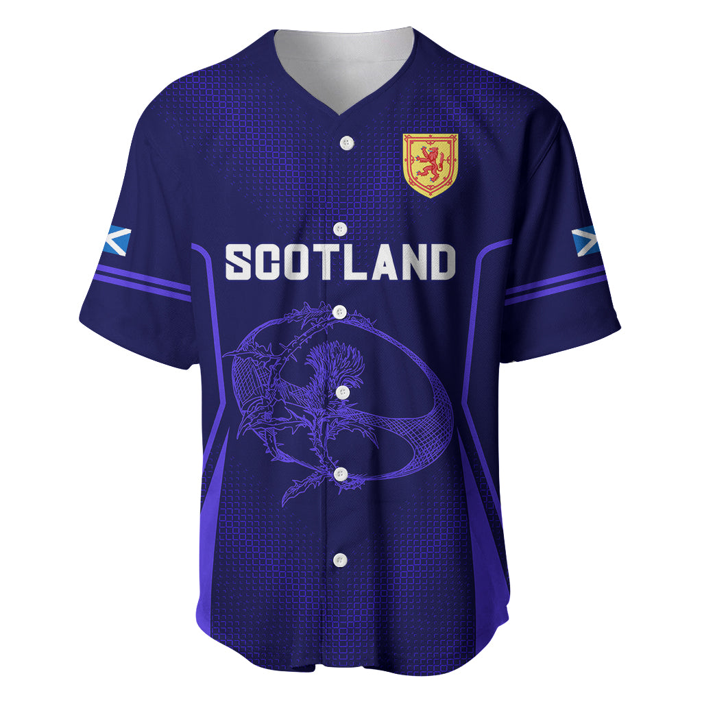 Scotland Rugby Baseball Jersey Scottish Thistle World Cup 2023 LT9 - Wonder Print Shop