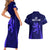 Scotland Rugby Couples Matching Short Sleeve Bodycon Dress and Hawaiian Shirt Scottish Thistle World Cup 2023 LT9 - Wonder Print Shop