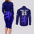 Custom Scotland Rugby Couples Matching Long Sleeve Bodycon Dress and Long Sleeve Button Shirts Scottish Thistle World Cup 2023 LT9 - Wonder Print Shop