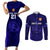 Custom Scotland Rugby Couples Matching Short Sleeve Bodycon Dress and Long Sleeve Button Shirts Scottish Thistle World Cup 2023 LT9 - Wonder Print Shop