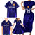 Custom Scotland Rugby Family Matching Short Sleeve Bodycon Dress and Hawaiian Shirt Scottish Thistle World Cup 2023 - Wonder Print Shop