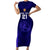 Custom Scotland Rugby Family Matching Short Sleeve Bodycon Dress and Hawaiian Shirt Scottish Thistle World Cup 2023 - Wonder Print Shop