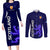 Scotland Rugby Couples Matching Long Sleeve Bodycon Dress and Long Sleeve Button Shirts Go Scottish World Cup Sporty Style LT9 - Wonder Print Shop